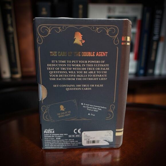 NIP Sherlock Holmes The Case Of The Double Agent Game Professor Puzzle - Picture 2 of 3